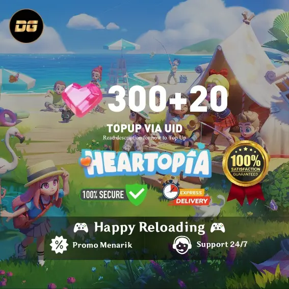 Jual 300 + 20 Heart Diamonds Heartopia degamingstore | VCGamers