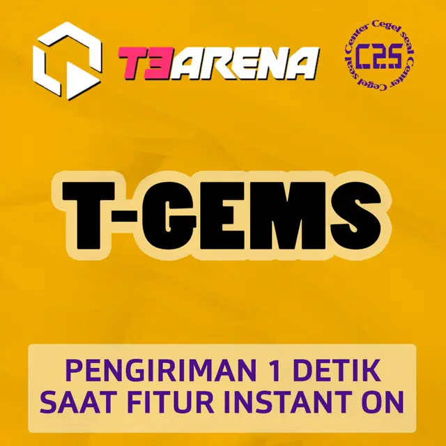 Jual 165 T-Gems T3 Arena Center Cegel Seal | VCGamers