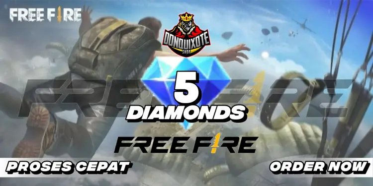 Jual 5 Diamonds Free Fire Donquixoteshop | VCGamers