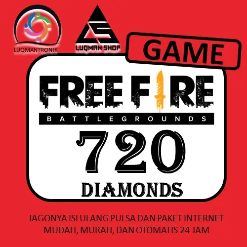 Jual 720 Diamonds Free Fire LUQMANSHOP | VCGamers