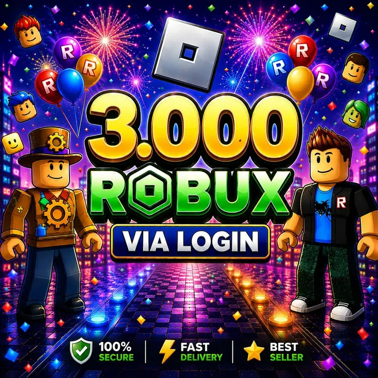 Jual 3.000 Robux (Via Login) Roblox Hasan Gaming | VCGamers