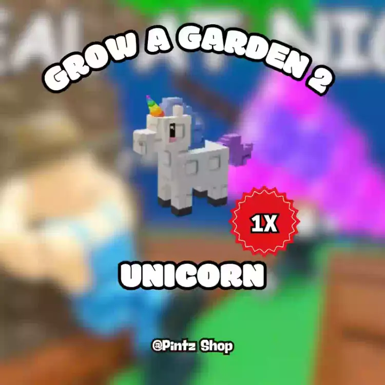 Jual Unicorn (Mythic) Grow a Garden 2 - Roblox Pintz Shop | VCGamers