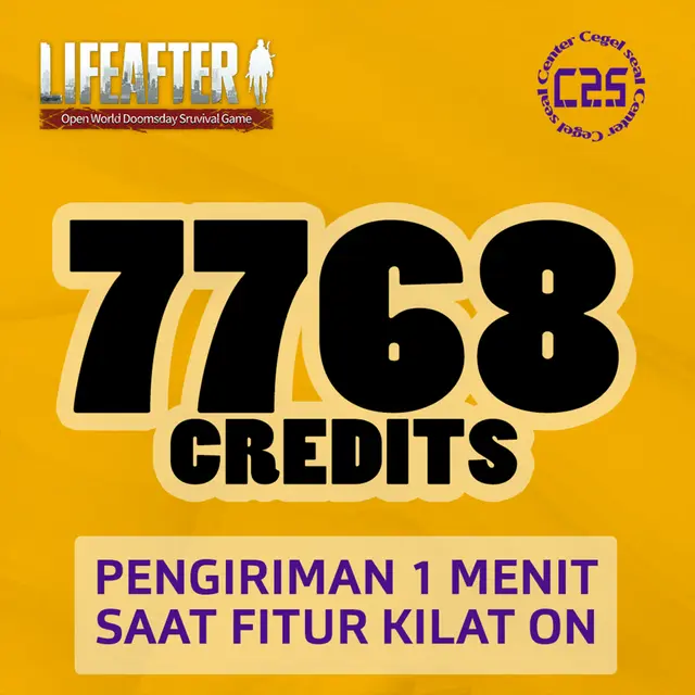 Jual 7768 Credits LifeAfter Center Cegel Seal | VCGamers
