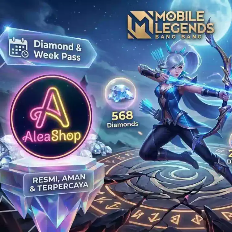 Jual 5 Diamonds Mobile Legends AleaShop | VCGamers