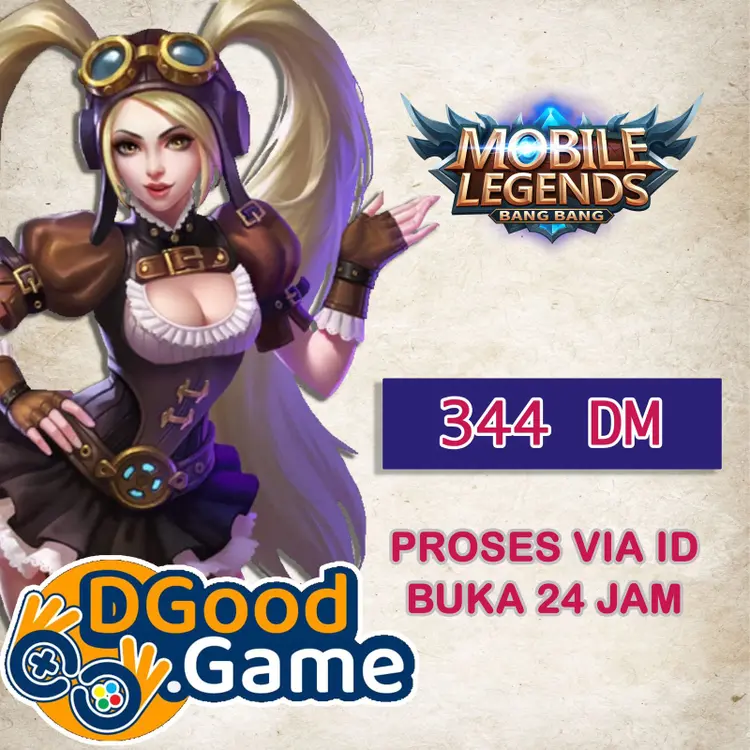 Jual 344 Diamonds Mobile Legends DGoodGame | VCGamers