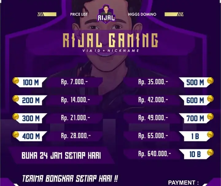 Daftar Produk Rijal Gaming store Terlaris & Terlengkap - VCGamers