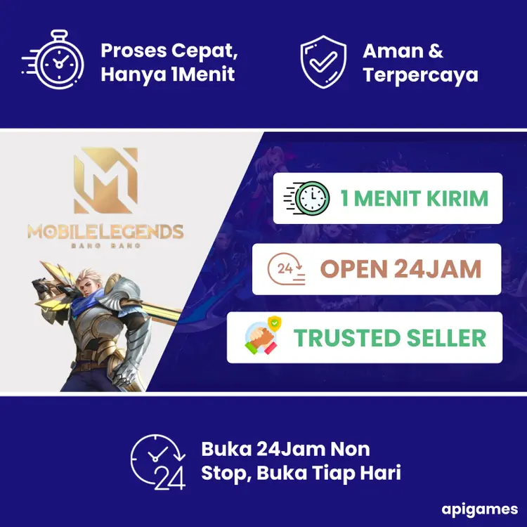 Jual 140 Diamonds Mobile Legends ApiGames | VCGamers