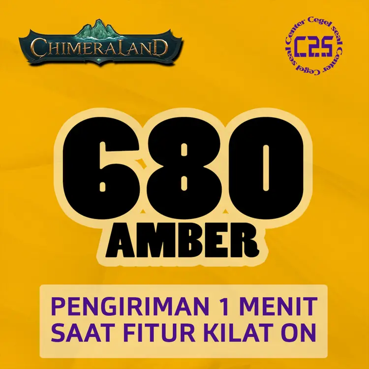 Jual 680 Amber Chimeraland Center Cegel Seal | VCGamers