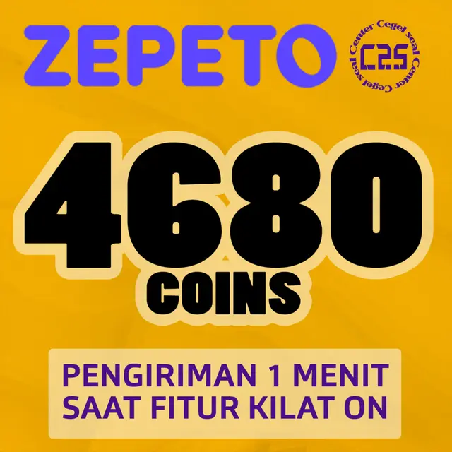 Jual 4680 Coins Zepeto Center Cegel Seal | VCGamers