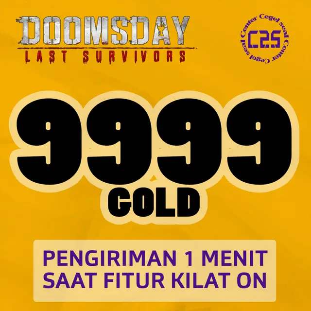 Jual 9.999 Gold Doomsday : Last Survivor Center Cegel Seal | VCGamers