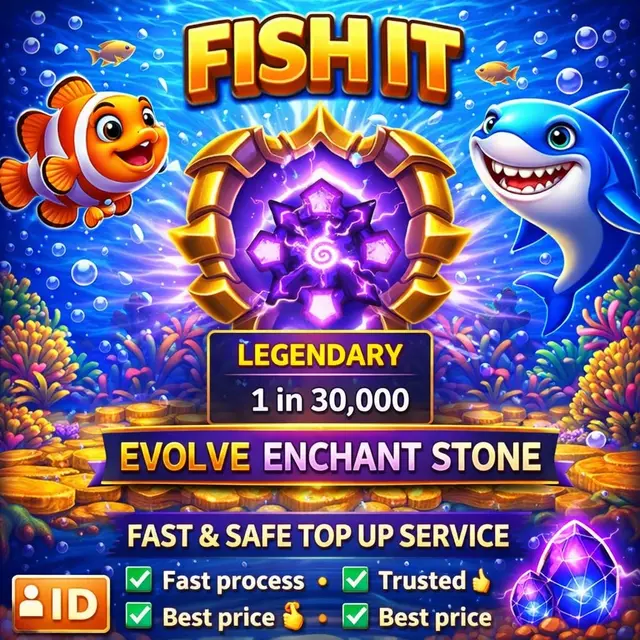 Jual Evolved Enchant Stone Fish It! - Roblox Common Store | VCGamers