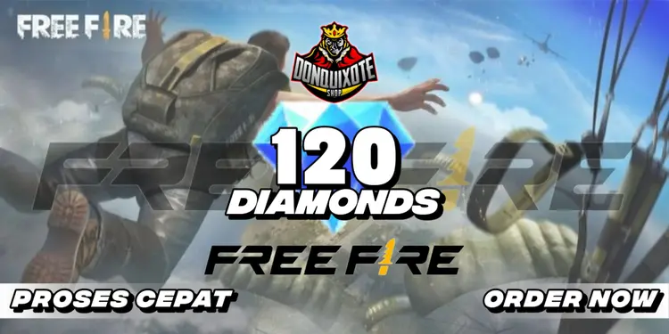 Jual 120 Diamonds Free Fire Donquixoteshop | VCGamers