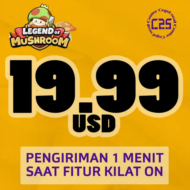 Jual 19.99 USD Legend of Mushroom (Link Payment) Center Cegel Seal | VCGamers