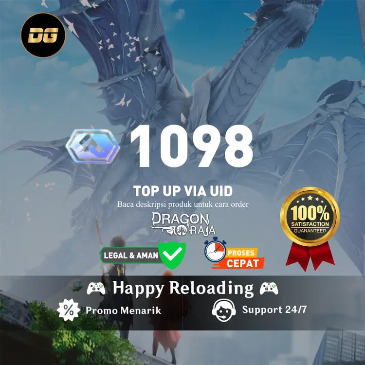 Jual 1097 Coupons Dragon Raja degamingstore | VCGamers