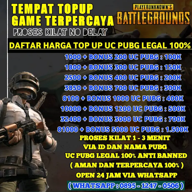 Jual 1800 UC PUBG MOBILE PUBG Mobile FORUM EASPORT INDONESIA | VCGamers