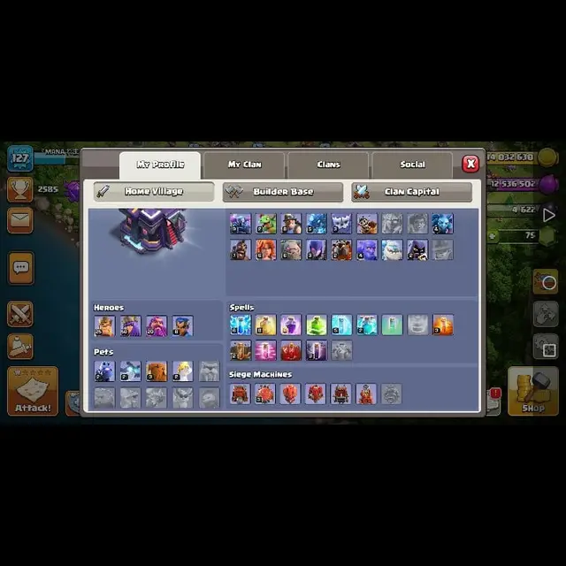 Jual Akun COC Clash of Clans CoC  murah | VCGamers