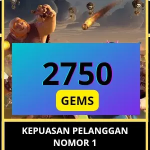 Jual 2750 Gems Clash of Clans CENTRAL GAME INDO | VCGamers
