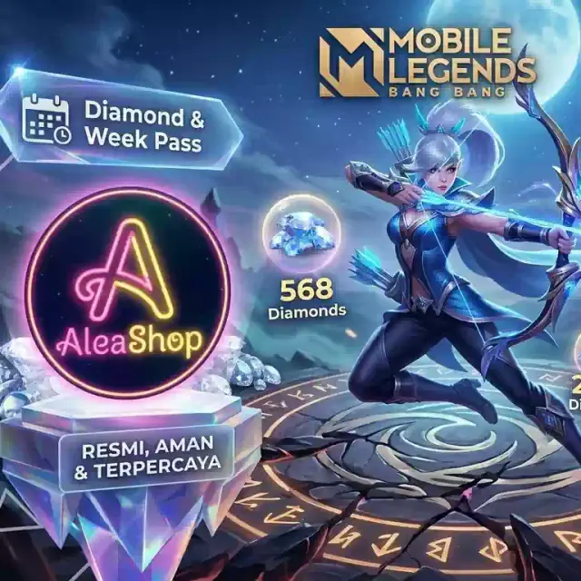 Jual 5 Diamonds Mobile Legends AleaShop | VCGamers