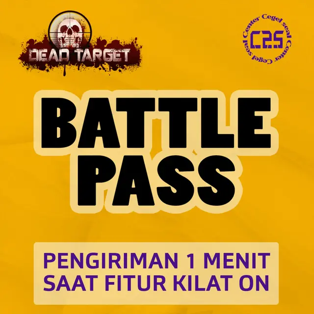 Jual Battle Pass Dead Target Zombie Center Cegel Seal | VCGamers