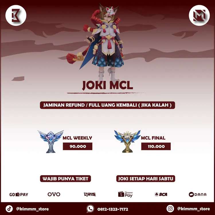 Jual MCL Gold Mobile Legends Kimmm Store | VCGamers