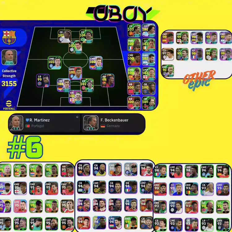 Jual Akun epik booster eFootball Mobile ARVION | VCGamers