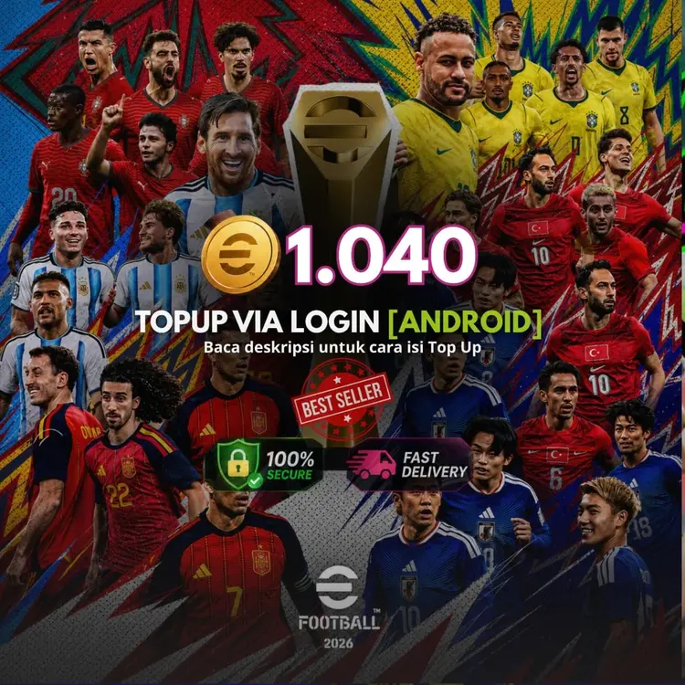 Jual 1.040 Coin (Android Via Login) eFootball Mobile Hasan Gaming | VCGamers