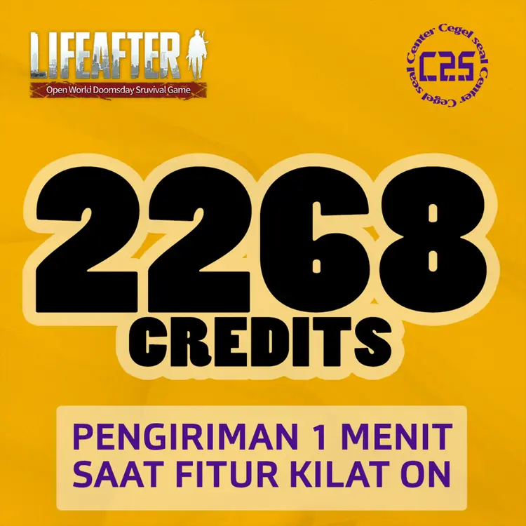 Jual 2268 Credits LifeAfter Center Cegel Seal | VCGamers