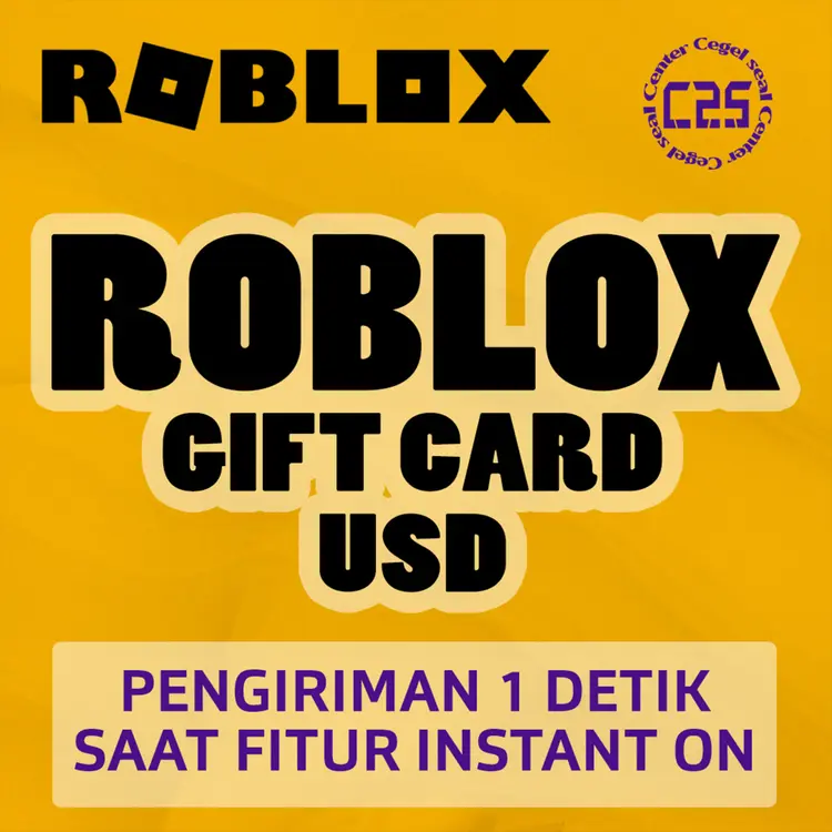 Jual Gift Card Roblox USD $200 Roblox Center Cegel Seal | VCGamers