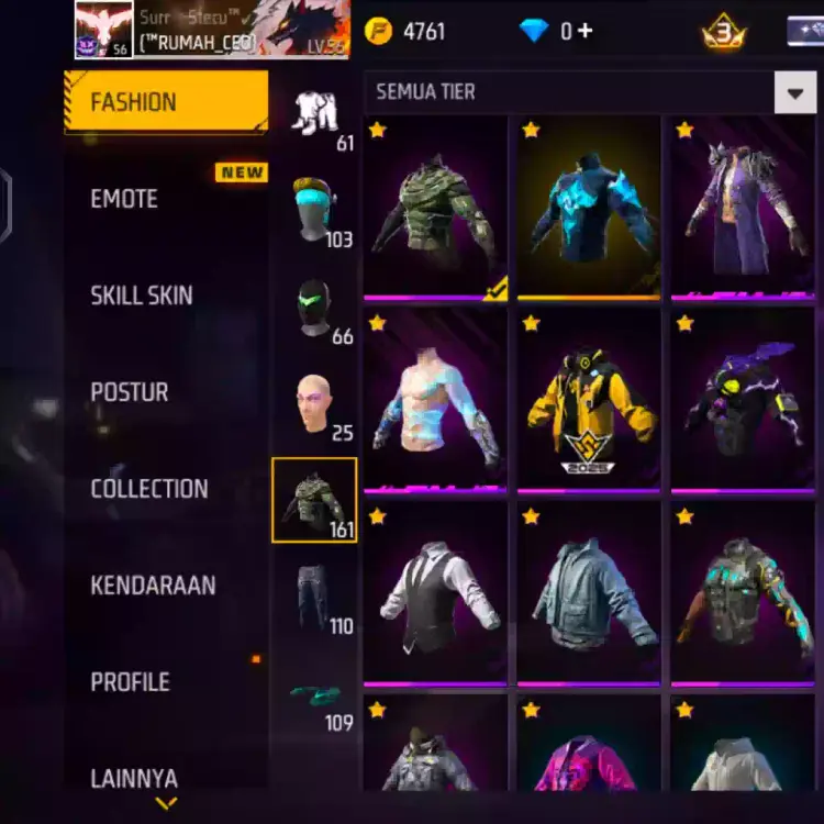 Jual AKUN FREE FIRE GRADE B Free Fire zakk store | VCGamers