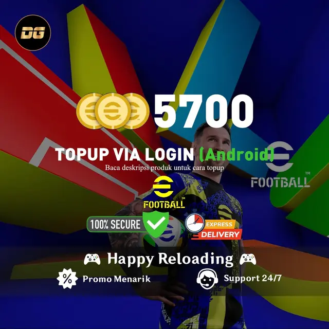 Jual 5.700 Coin (Android Via Login) eFootball Mobile degamingstore | VCGamers