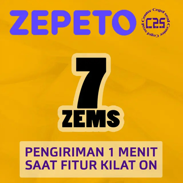 Jual 7 ZEMS Zepeto Center Cegel Seal | VCGamers
