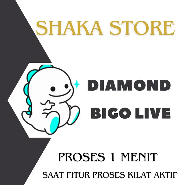 Jual 50.000 Diamonds Bigo Live Shaka Store | VCGamers