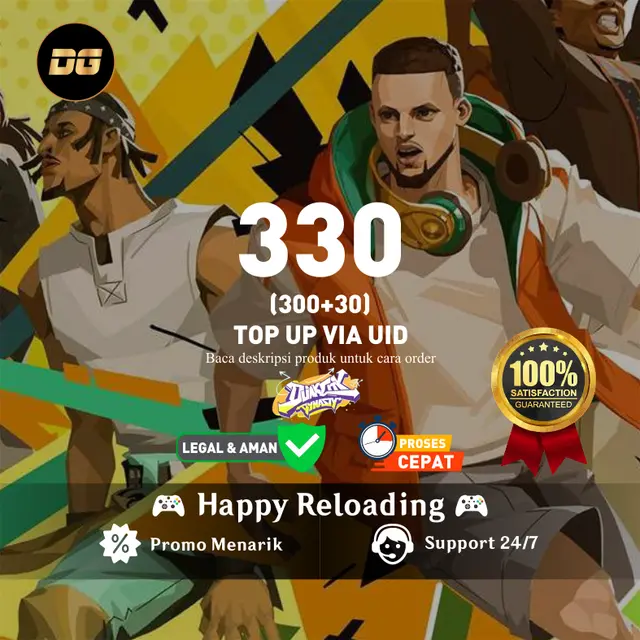 Jual 300 Tokens Dunk City Dynasty degamingstore | VCGamers