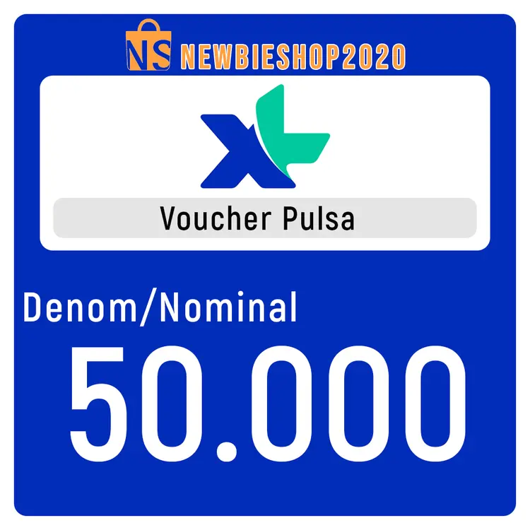 Jual Pulsa Reguler 50.000 XL Axiata newbieshop2020 | VCGamers