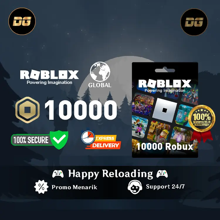 Jual 10.000 Robux Roblox degamingstore | VCGamers