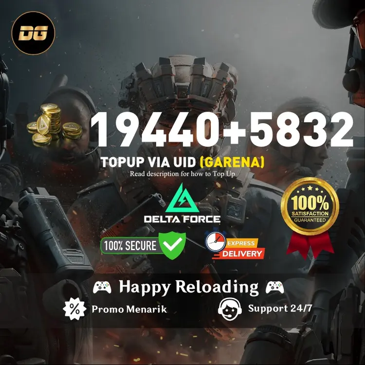 Jual 19.440 + 4.860 Delta Coins Delta Force (PC) degamingstore | VCGamers