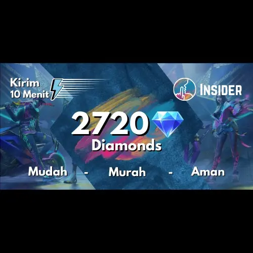 Jual 2.720 Diamonds Free Fire Insider Top Up | VCGamers