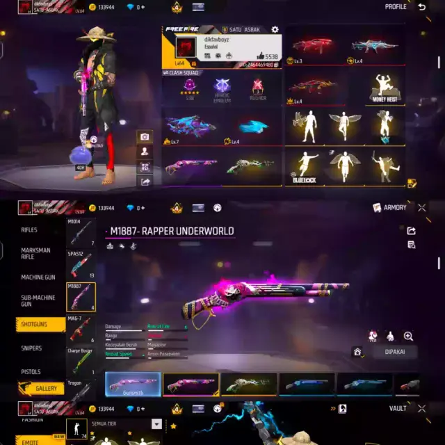 Jual Akun Free fire sultan max 2 Free Fire zakk_store30 | VCGamers