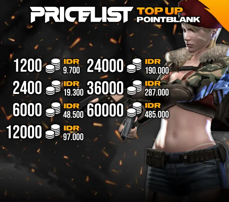 Jual 1.200 PB Cash Point Blank Beyond Limits LORDSTOREEE | VCGamers