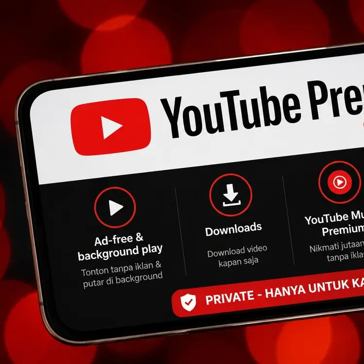 Jual Private 1 Bulan Premium YouTube NINJA STORE | VCGamers