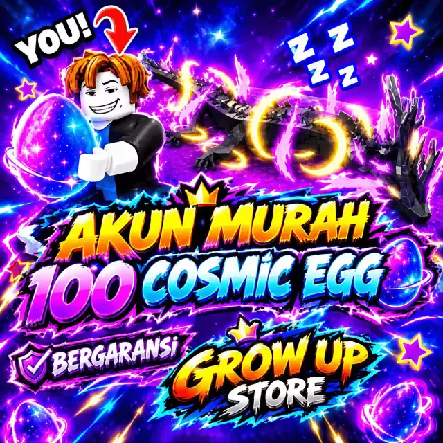 Jual Akun murah 100 cosmic egg Steal An Egg - Roblox Grow Up | VCGamers