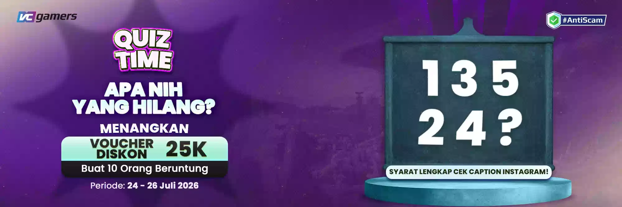 Quiz Time! Apa Nih yang Hilang?