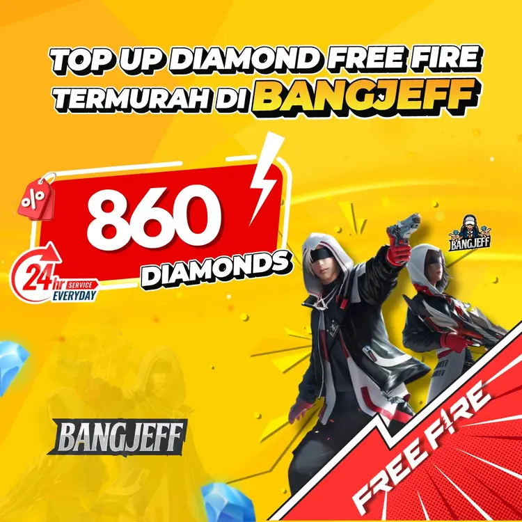Jual 860 Diamonds Free Fire BANGJEFF | VCGamers