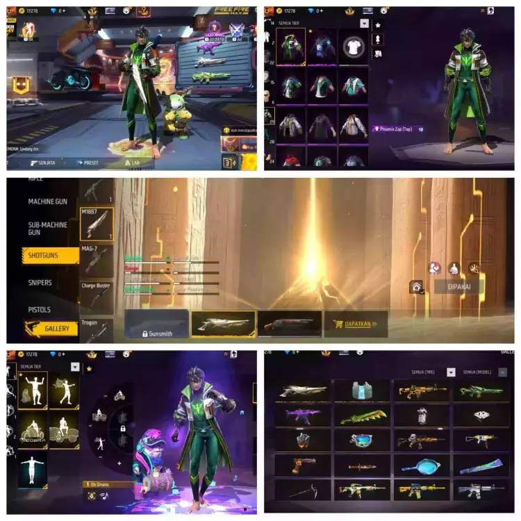 Jual AKUN FREE FIRE GRADE A Free Fire WGX Games  | VCGamers