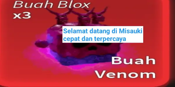 Jual Blox fruit venom Roblox Misauki | VCGamers