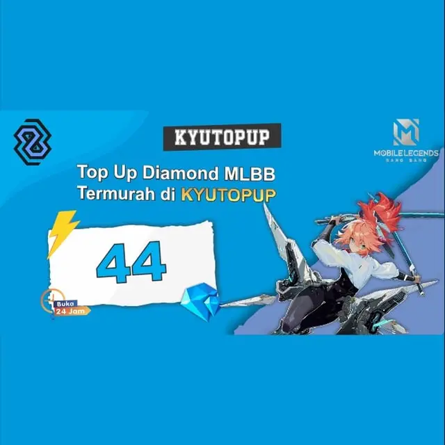 Jual 44 Diamonds Mobile Legends KYU TOPUP | VCGamers