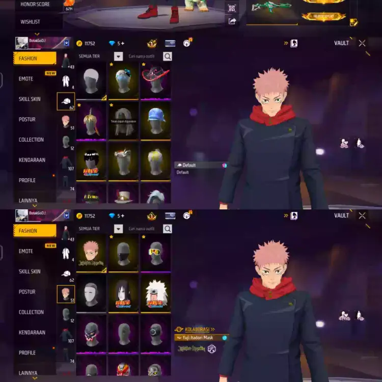 Jual Akun Fress Free Fire zakk_store30 | VCGamers