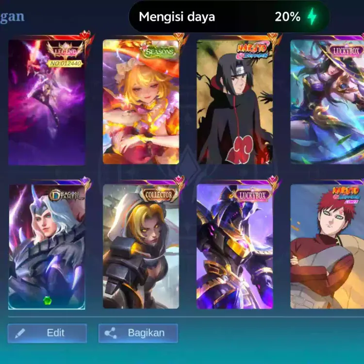 Jual Akun Sultan Murah Mobile Legends NINJA STORE | VCGamers