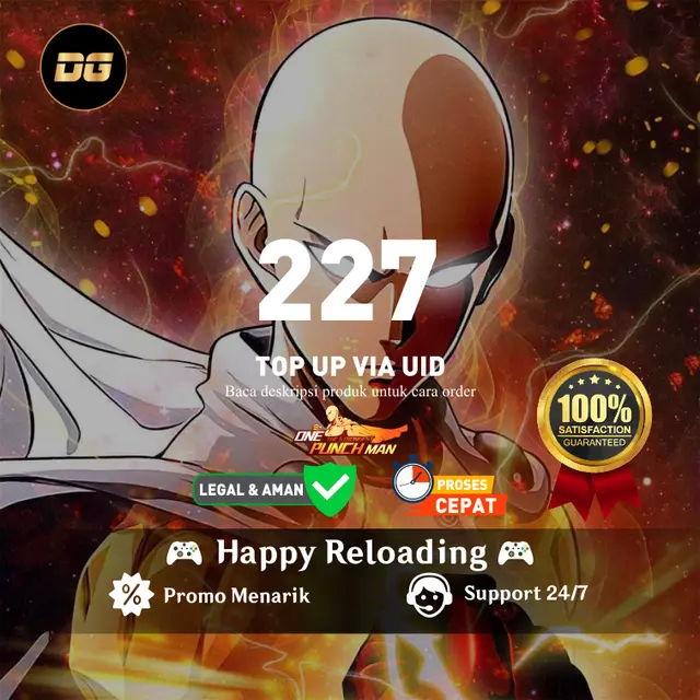 Jual 227 Coupons One Punch Man The Strongest degamingstore | VCGamers