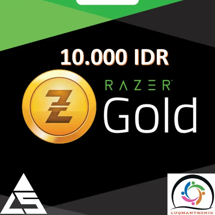 Jual IDR 10.000 Razer Gold PIN LUQMANSHOP | VCGamers